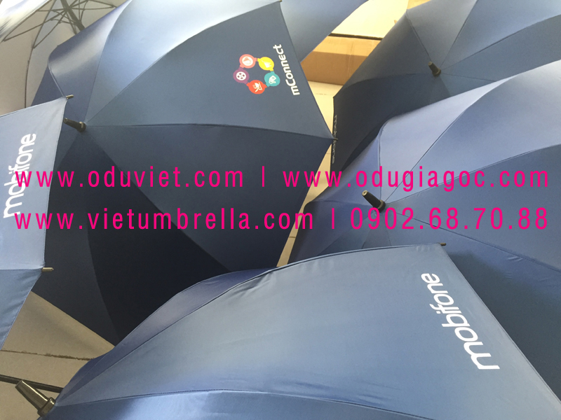 xưởng sản xuất ô dù cầm tay in logo quảng cáo